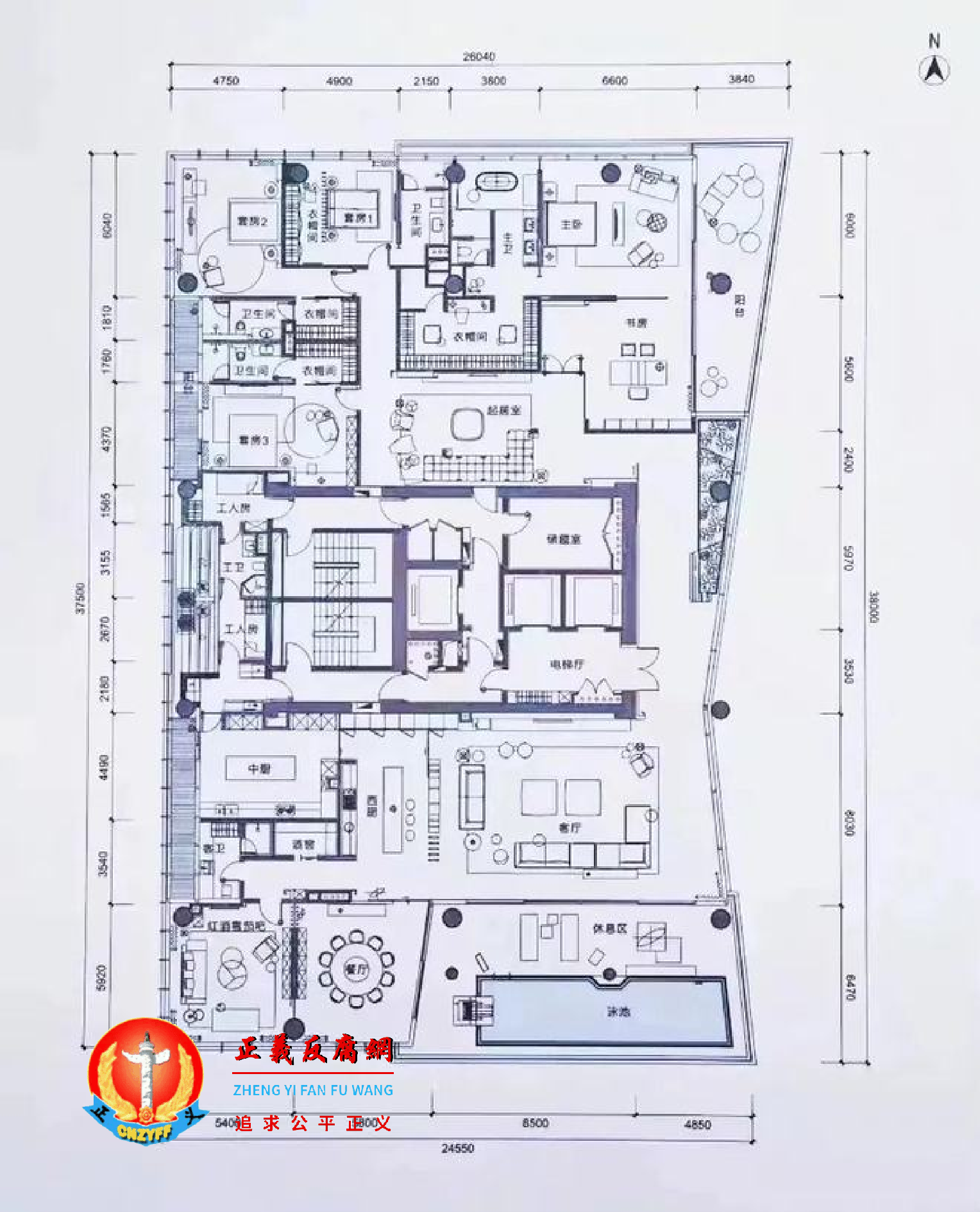 许家印深圳豪宅挂牌七折求售。原价4亿元，为抵债现售2.8亿元，直降1.2亿元。建筑面积980平米，四室四厅，中西厨+四个功能房+避难室+酒窖+双工人套房+无边游泳池。.png